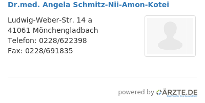 Dr med angela schmitz nii amon kotei