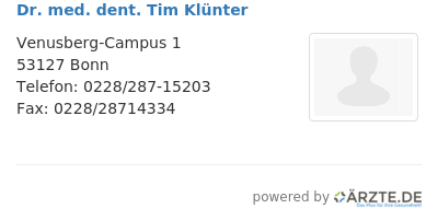 Dr med dent tim kluenter