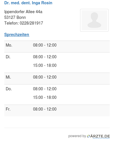 Dr med dent inga rosin