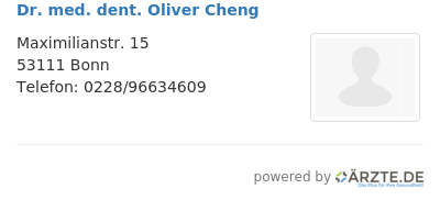 Dr med dent oliver cheng