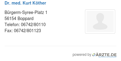 Dr med kurt koether