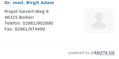 Dr med birgit adam 275171