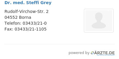 Dr med steffi grey
