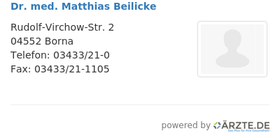 Dr med matthias beilicke 558682