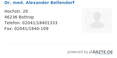 Dr med alexander bellendorf 656954