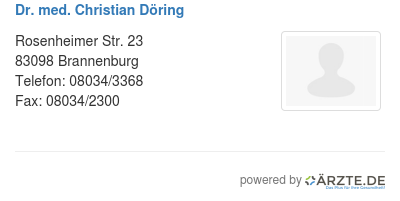Dr med christian doering 254023