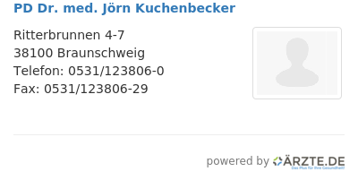 Pd dr med joern kuchenbecker