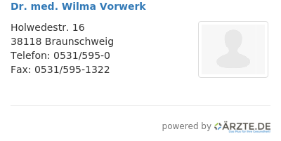 Dr med wilma vorwerk