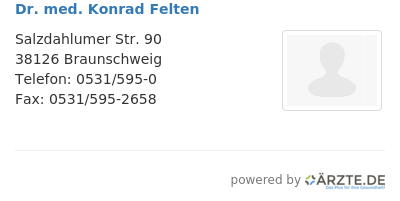 Dr med konrad felten