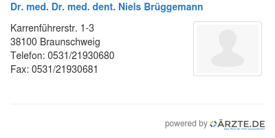 Dr med dr med dent niels brueggemann 266306