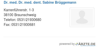 Dr med dr med dent sabine brueggemann 266307
