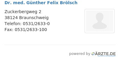 Dr med guenther felix broelsch 645636