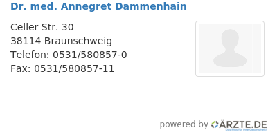 Dr med annegret dammenhain
