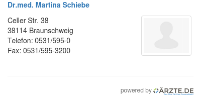 Dr med martina schiebe