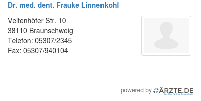 Dr med dent frauke linnenkohl