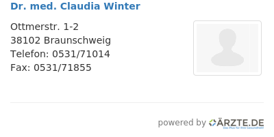 Dr med claudia winter 663407