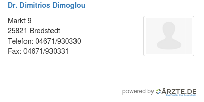 Dr dimitrios dimoglou
