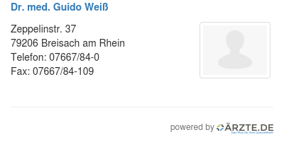 Dr med guido weiss