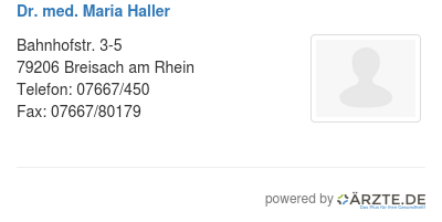 Dr med maria haller 568445