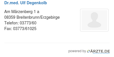 Dr med ulf degenkolb