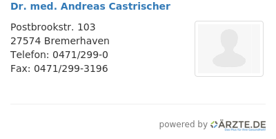 Dr med andreas castrischer