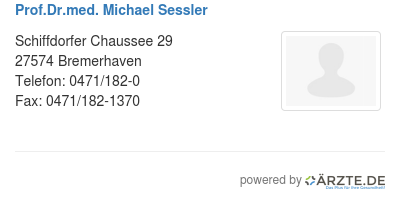 Prof dr med michael sessler