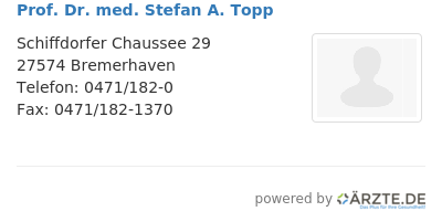 Prof dr med stefan a topp