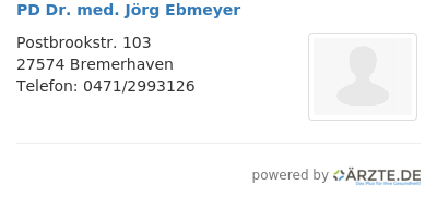Pd dr med joerg ebmeyer 657331