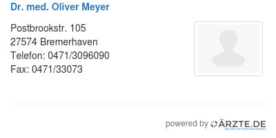 Dr med oliver meyer 256359