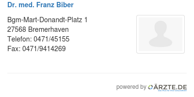 Dr med franz biber 537554