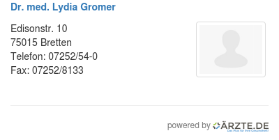 Dr med lydia gromer