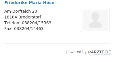 Friederike maria hoese
