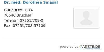 Dr med dorothea smasal