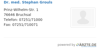 Dr med stephan grouls 590106