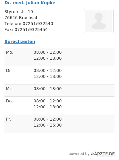 Dr med julian koepke