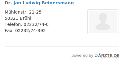 Dr jan ludwig reinersmann