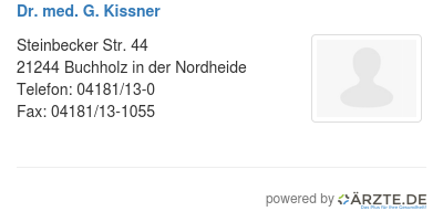 Dr med g kissner