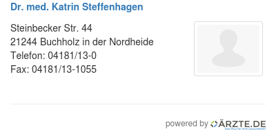 Dr med katrin steffenhagen