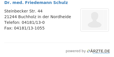 Dr med friedemann schulz