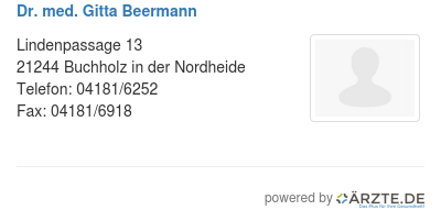 Dr med gitta beermann