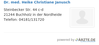 Dr med heike christiane janusch