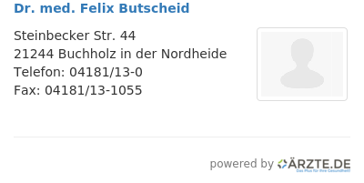 Dr med felix butscheid
