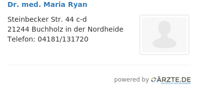 Dr med maria ryan