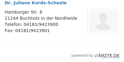 Dr juliane kords scheele