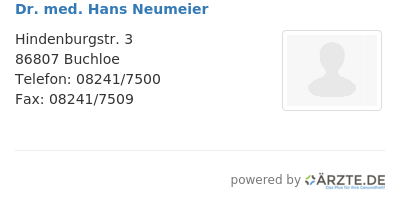 Dr med hans neumeier 571058