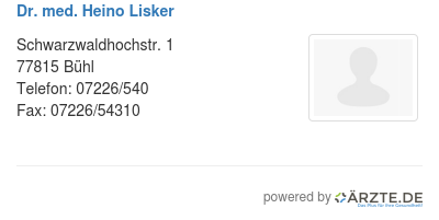 Dr med heino lisker