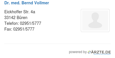 Dr med bernd vollmer 254069
