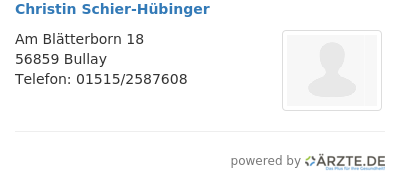 Christin schier huebinger