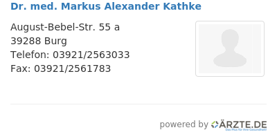Dr med markus alexander kathke