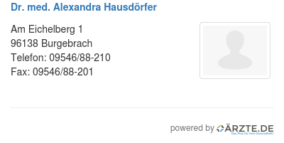 Dr med alexandra hausdoerfer 599069
